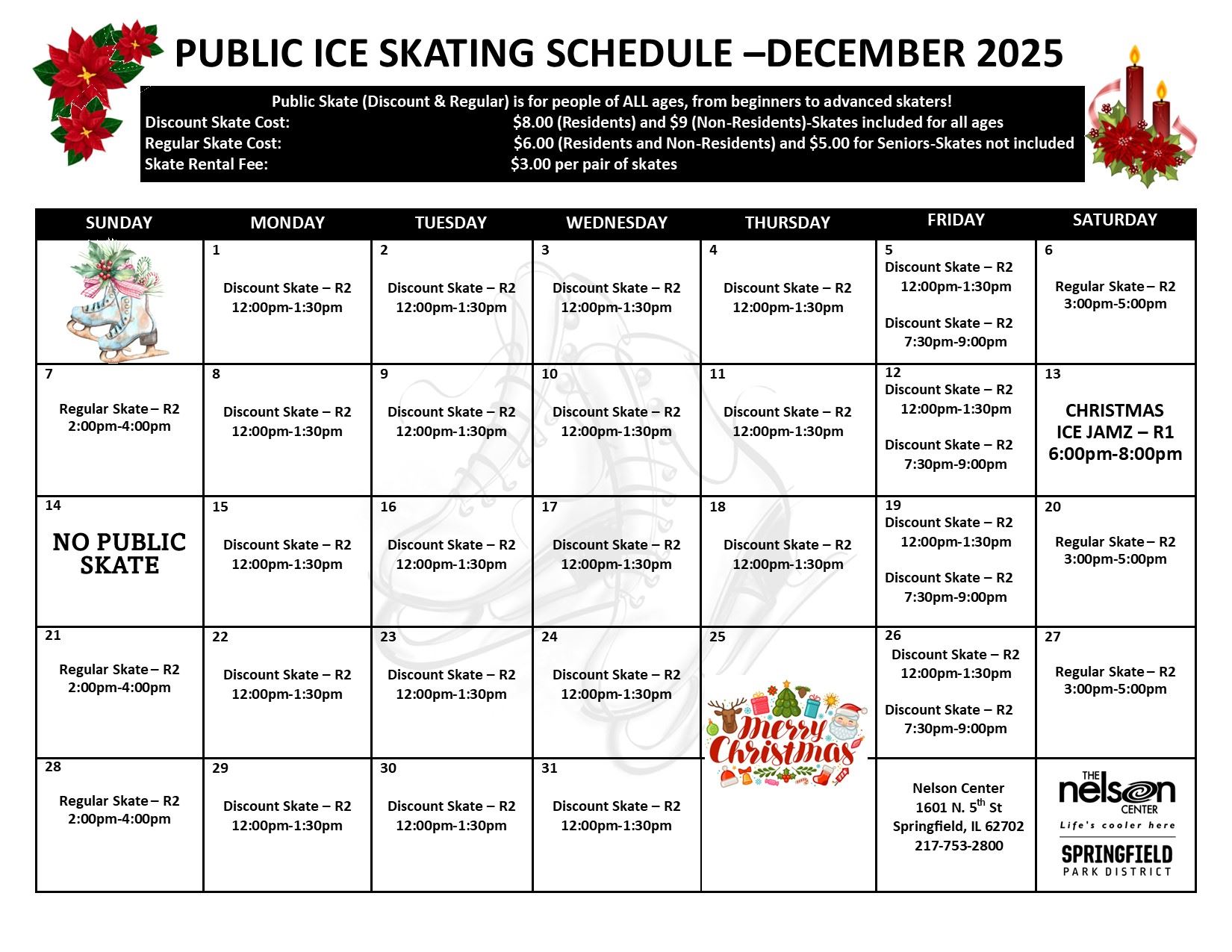 Public Skate December 2025
